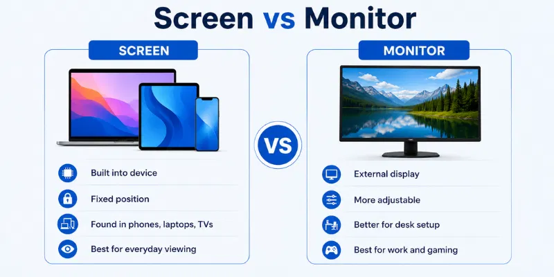 Screen and Monitor
